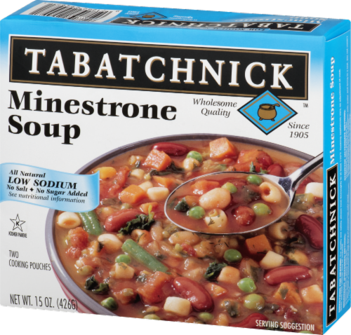 Tabatchnick Minestrone Low Sodium Soup Perspective: right
