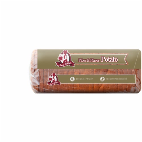 Aunt Millie's Fiber & Flavor Potato Bread Perspective: right