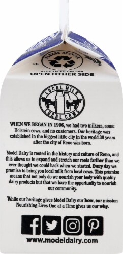 Model Dairy Half & Half Perspective: right