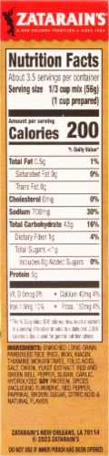 EWG's Food Scores  Zatarain's Yellow Rice, Long Grain Rice