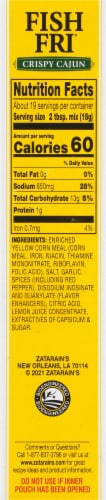 Zatarain's® Crispy Cajun Fish Fri® Seafood Breading Mix Perspective: right