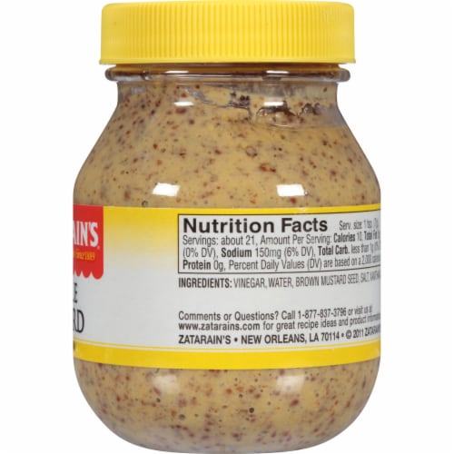 Zatarain's® Creole Mustard Perspective: right