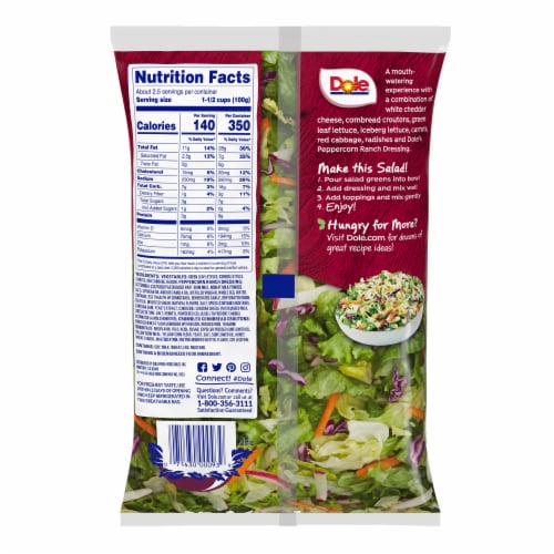 Dole Peppercorn Ranch Chopped Salad Kit Perspective: right