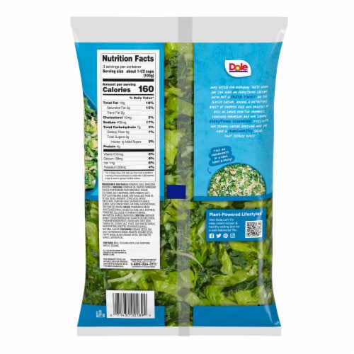 Dole Everything Caesar Chopped Salad Kit Perspective: right