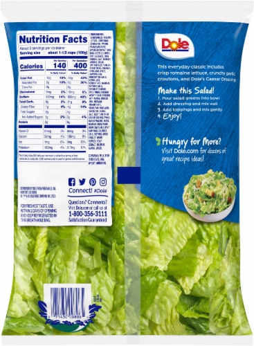 Dole Caesar Classic Salad Kit Perspective: right