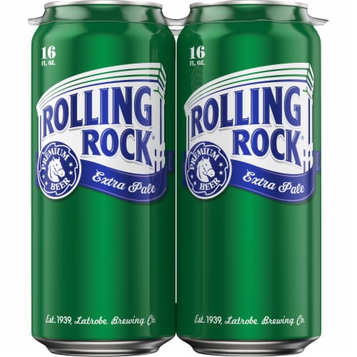 Rolling Rock Extra Pale Beer Perspective: right