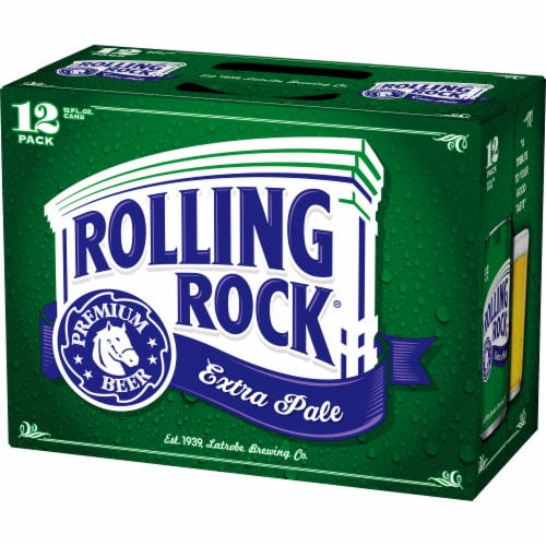 Rolling Rock Extra Pale Beer Perspective: right