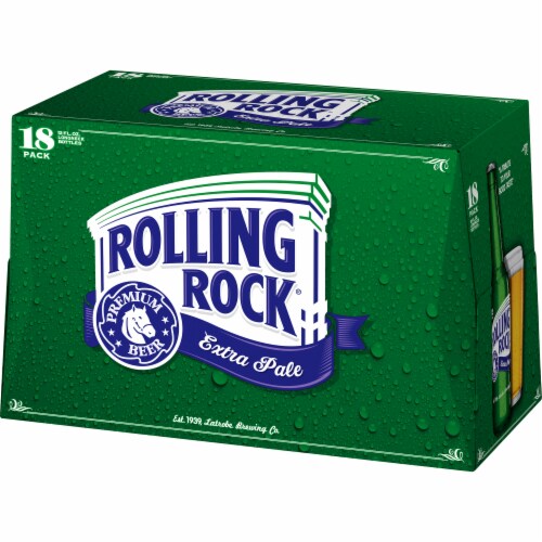 Rolling Rock Extra Pale Beer Perspective: right