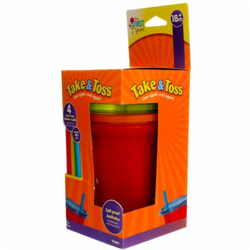The First Years Take & Toss Straw Cups Perspective: right
