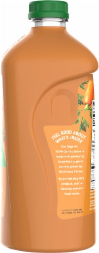 Bolthouse Farms Organics 100% Carrot Juice Perspective: right