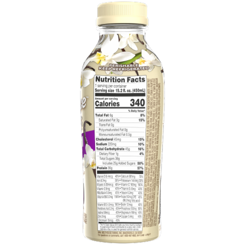 Bolthouse Farms® Vanilla Bean Protein Plus Shake Perspective: right
