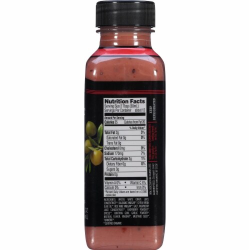 Bolthouse Farms Organic Raspberry Balsamic Vinaigrette Dressing Perspective: right