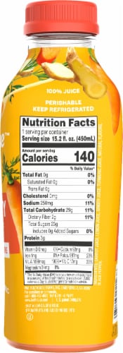 Bolthouse Farms® Carrot Ginger Turmeric Juice Perspective: right