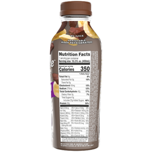 Bolthouse Farms™ Protein Plus Dutch Chocolate Banana Protein Shake Perspective: right