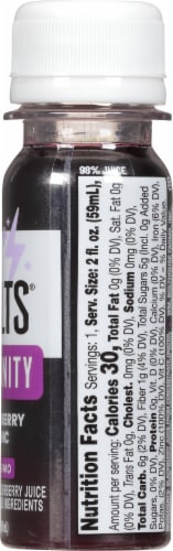 Bolthouse® Farms Bolts® Immunity Blackberry & Elderberry Juice Perspective: right