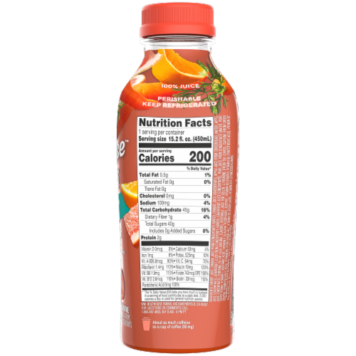 Bolthouse™ Farms Grapefruit Carrot & Orange Energy Drink Perspective: right