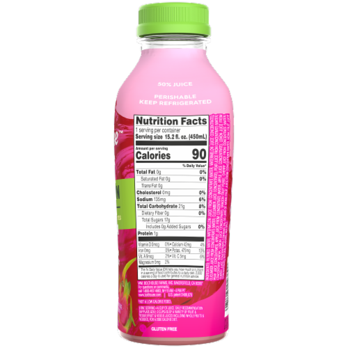 Bolthouse Farms™ Watermelon Dragon Fruit Hydration Plus Juice Perspective: right