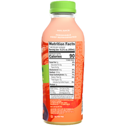 Bolthouse Farms™ Hydration Plus Orange Passionfruit Juice Perspective: right