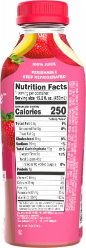 Bolthouse Farms® Strawberry Banana Fruit Juice Smoothie Perspective: right