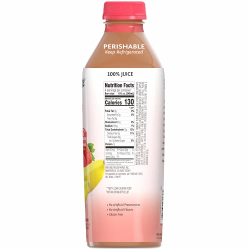 Bolthouse® Farms Strawberry Banana Fruit Juice Smoothie Perspective: right