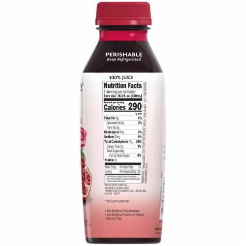 Bolthouse Farms® 100% Pomegranate Juice Perspective: right