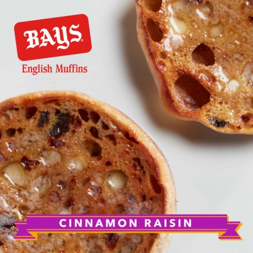 Bays Cinnamon Raisin English Muffins Perspective: right