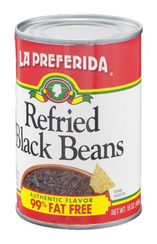 La Preferida® Low Fat Refried Black Beans Perspective: right