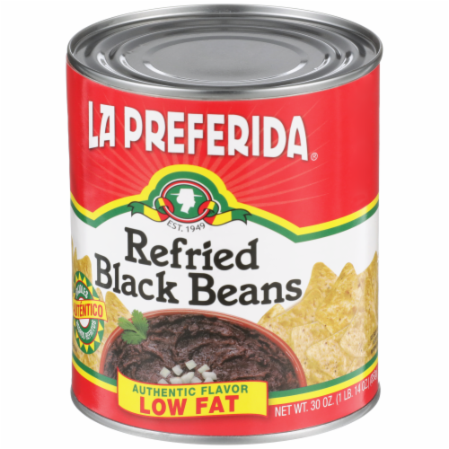 La Preferida® Low-Fat Refried Black Beans Perspective: right