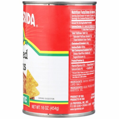 La Preferida® Authentic Refried Beans Perspective: right