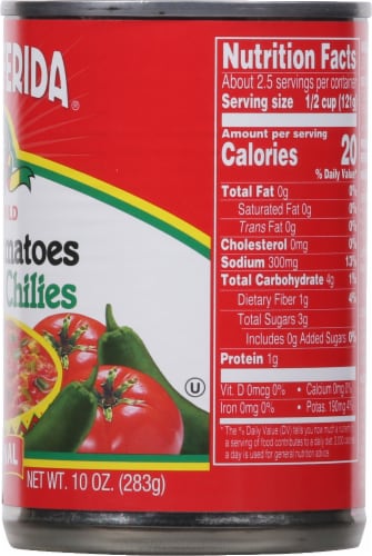La Preferida® Diced Tomatoes With Green Chiles Perspective: right