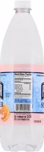 Polar® Ruby Red Grapefruit Flavored Seltzer Bottled Water Perspective: right