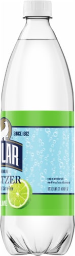 Polar® Lime Flavored Seltzer Bottled Water Perspective: right