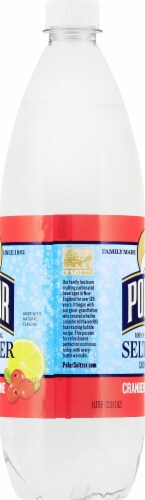Polar® Cranberry Lime Flavored Seltzer Bottled Water Perspective: right