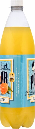Polar Diet Orange Dry Sparkling Beverage Perspective: right