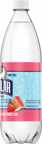 Polar® Strawberry Watermelon Flavored Seltzer Bottled Water Perspective: right