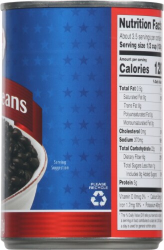 American Beauty® Black Beans Perspective: right