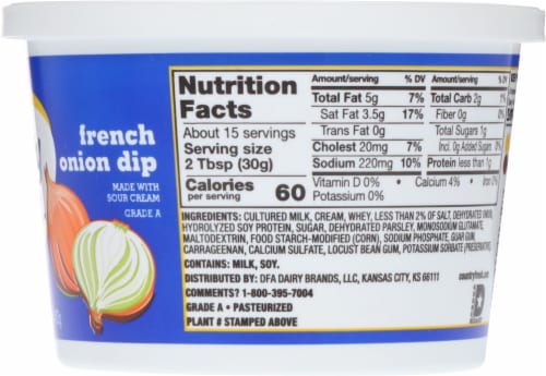Country Fresh® French Onion Dip Perspective: right