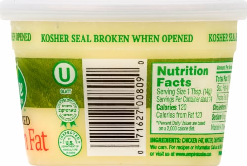 Empire Kosher™ Rendered Chicken Fat Perspective: right