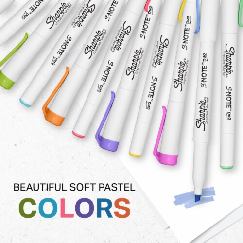 Sharpie® S-Note Duo Dual-Ended Creative Markers, 8 Count Perspective: right
