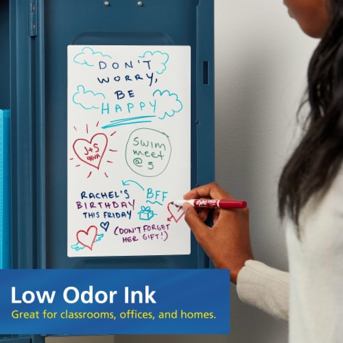 Expo® Low Odor Fine Tip Dry Erase Markers - Assorted Colors Perspective: right