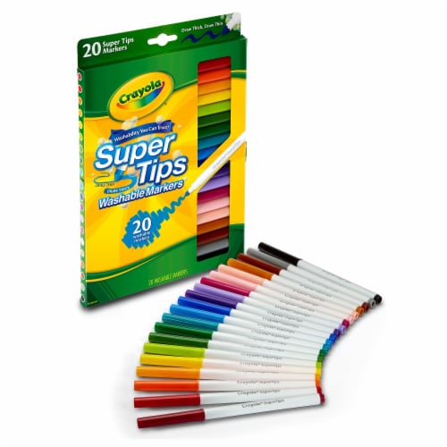 Crayola® Washable Super Tips Markers - Assorted Perspective: right