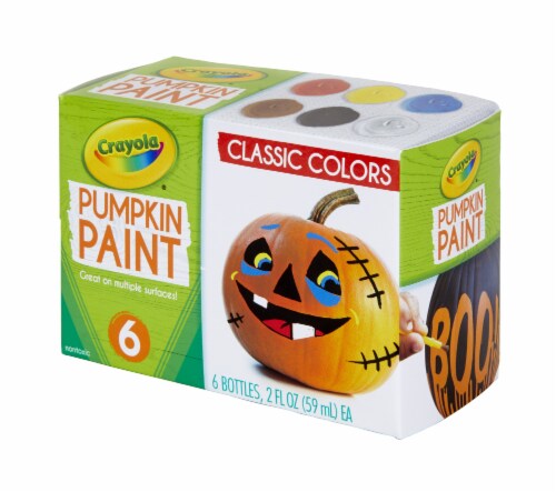 Crayola® Classic Colors Halloween Pumpkin Paint Kit Perspective: right