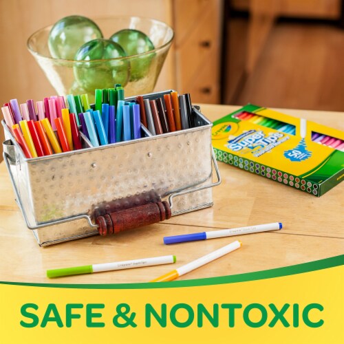 Crayola® Super Tips Washable Scented Markers Perspective: right