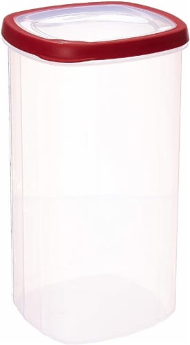 Rubbermaid® Flex and Seal Food Storage Container - Clear/Red, 1.1 gal -  Food 4 Less