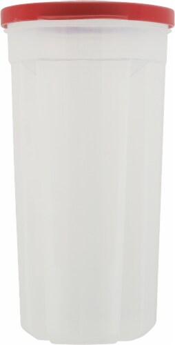 Rubbermaid® Cereal Keeper Storage Container - Clear/Red Perspective: right