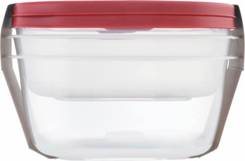 Rubbermaid TakeAlongs 15.7 Cup Round Food Storage Containers, Set of 2, Red  USA