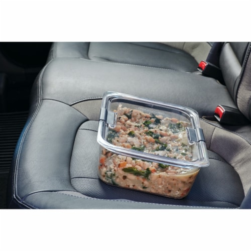 Rubbermaid® Brilliance™ 9.6-Cup Large Food Storage Container Perspective: right