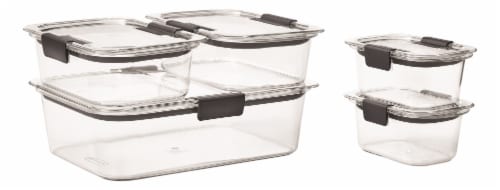 Rubbermaid® Brilliance Container Set - Clear Perspective: right