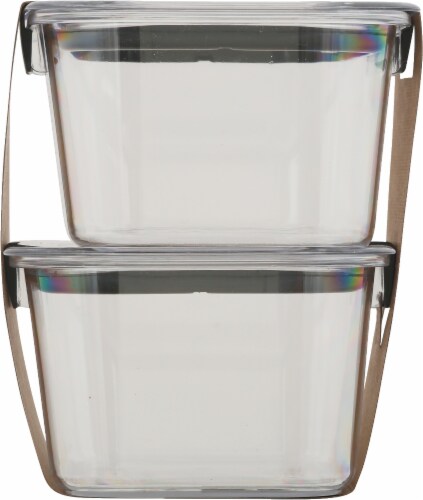 Rubbermaid® Brilliance Small Food Containers - Clear, 2 pk - Harris Teeter