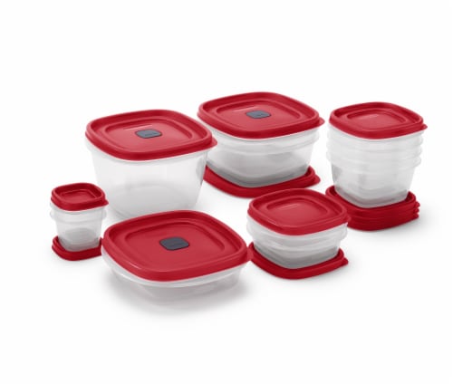 Rubbermaid Easy Find Lids Antimicrobial Food Storage Containers with SilverShield, 24-Piece Set